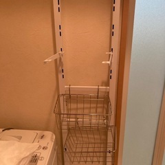 突っ張りランドリーラックの画像