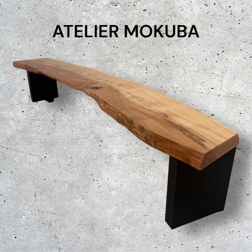 展示品】アトリエ木馬 天然木 無垢材 ナチュラル 一枚板 カウンター
