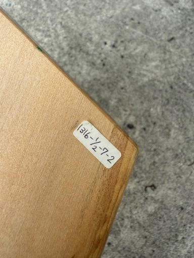 【展示品】アトリエ木馬 天然木 無垢材 ナチュラル 一枚板 カウンターテーブル