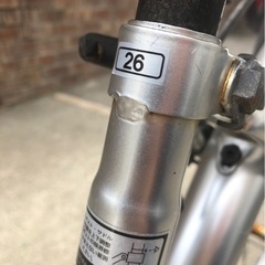 26インチ　自転車
の画像