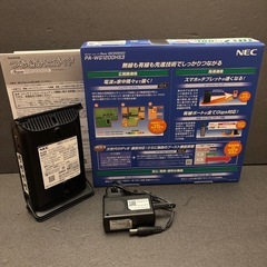 NEC 小型無線LAN wifi ルーター 親機 中継機PA-WG1200HS3の画像