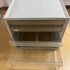 A4レターケース④　引き出し　４段　ホワイト（4/4）の画像