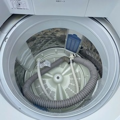 NO B397🌈福岡市内配送設置無料✨🌈パナソニック 8kg 全自動洗濯機 泡洗浄・パワフル立体水流 ホワイト NA-FA80H7-W 2019年の画像