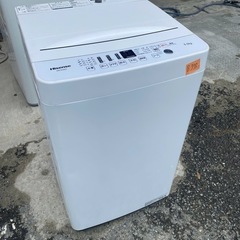 NO B398🌈福岡市内配送設置無料✨🌈-HWE5503 洗濯機 5.5kg Hisense ハイセンス HW-E5503 風乾燥 槽洗浄 つけおき おしゃれ着コース 2019年モデルの画像