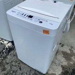 NO B398🌈福岡市内配送設置無料✨🌈-HWE5503 洗濯機 5.5kg Hisense ハイセンス HW-E5503 風乾燥 槽洗浄 つけおき おしゃれ着コース 2019年モデルの画像