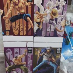 四体売り切り価格セット❗新品、未開封ONE PIECEフィギュア４体セット❗ Grandista ❗EDWARD.NEWGATE 白ひげ&トラファルガーロー&ニカ・ルフィー&ポートガスDエース❗‼️の画像
