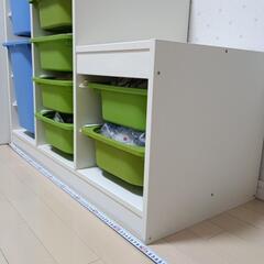 IKEA　イケア　トロファスト　棚　キッズ　家具　収納　おもちゃ箱の画像