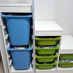 IKEA　イケア　トロファスト　棚　キッズ　家具　収納　おもちゃ箱の画像