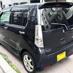 H25 ワゴンR 4WD MH34 プッシュ レーダーサポートブレーキ Bluetooth エンジンスターター ナビ TV 車検令和8年9月 の画像