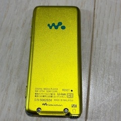 【SONY WALKMAN NW-S754 イエロー】動作品・付属ケーブル付きの画像