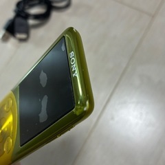 【SONY WALKMAN NW-S754 イエロー】動作品・付属ケーブル付きの画像