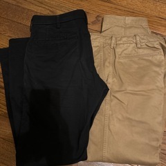 UNIQLO チノパン　ブラックデニム　メンズの画像