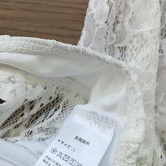 新品水着ホワイトの画像
