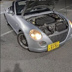 値下げ★AT車輌★コペンオープン★アクテイブTOP★  ★外品ENKEI15インチAW★  ★166000ｋｍ走行【安心のタイミングチェ―ン】★  車検令和9年4月まで★  ★キーレス★  ★ETC★  ★USB対応カロッツエリアオーディオ★の画像