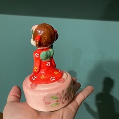 【レトロ】ぺこちゃんオルゴール人形の画像