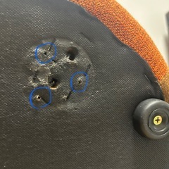 パッチワークソファー　2人掛けの画像