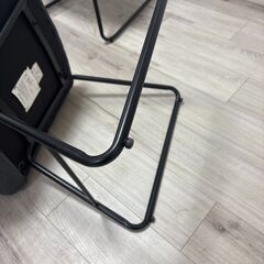 ニトリ ダイニングチェア グレー　2脚セットの画像