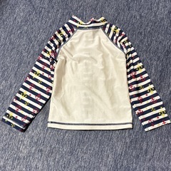 美品 ベビー キッズ　ラッシュガード 80 マリン ボーダー イカリ 星　プールの画像