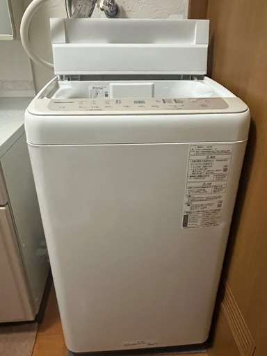 ☆ジモティ割あり☆ Panasonic 洗濯機 NA-F7PB1 7kg 23年製 動作確認