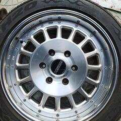 値下げ　Essex18インチアルミ　タイヤセットの画像