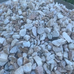 《約50kg》ガーデニング・DIYに◎白系ミックス小石【比較的美品／即使用可】※引き取り限定 の画像
