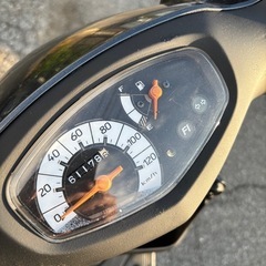 アドレス125G CF46A 通勤快速・速い、軽い、高燃費‼️　距離数61178 サイドスタンド有り❗️原付2種　スクーターの画像