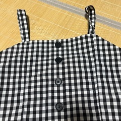 チュニック　キャミソール　モノクロ　ファッション　夏　レディースの画像