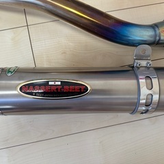 zzr400n BEETナサート管フルチタンフルエキマフラーの画像