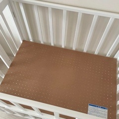 カトージ　KATOJI ミニ ベビーベッド　折りたたみ 白 ホワイトの画像