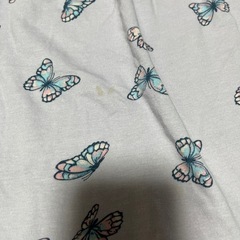 H&M ワンピース　スカート　ちょうちょ　蝶　パープル　パステルカラーの画像