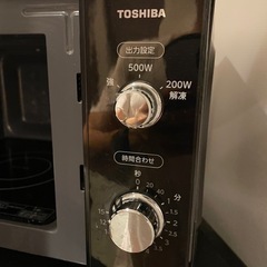 電子レンジ東芝製の画像