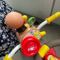 0円👌アンパンマン　三輪車 の画像
