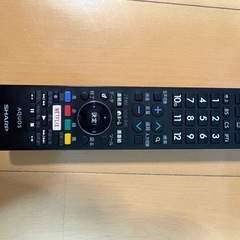 SHARP 45型　液晶テレビの画像