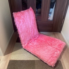 ピンクの座椅子　もらってくださいの画像