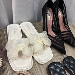 7足セット　ZARA パンプス ヒール サンダル 韓国ファッション の画像