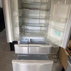 NO B408🌈福岡市内配送設置無料✨🌈パナソニック Panasonic トップユニット冷蔵庫 6ドア 451L シャンパン NR-F461V-Nの画像