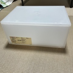 【お引渡限定】無印良品  26×37×17.5cm ポリプロピレン収納ケース 深型の画像