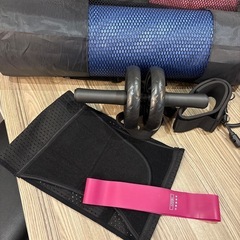 フィットネス ヨガマット ジム用品 筋トレ用具セット まとめ売りの画像