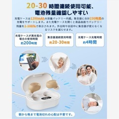 集音器 高齢者 しゅうおんき 音量増幅UP ノイズ低減 音声 拡張器 両耳 軽量の画像