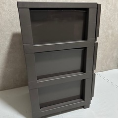 3段引き出し収納ケースの画像