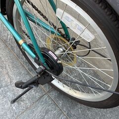 🌟折りたたみ自転車🌟外装6段変速‼️ SAIMOTO 20型 プロスペリティ 206　ナイルブルーの画像