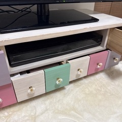 テレビ台　チェスト/ロマプリ/パステルの画像