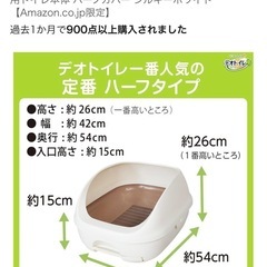 猫 システムトイレ デオトイレの画像