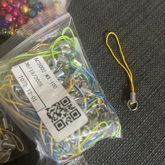無料　0円　鈴　ストラップ　大量　クラフトの画像