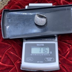 Pt900 パヴェダイヤ　リング　3ct 11.6g 約11.5号　鑑別書付の画像