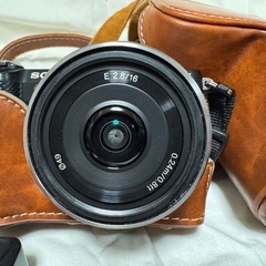 ソニーデジタルカメラ　ミラーレス　α5000 とレンズ3本の画像