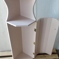 ☆おしゃれなピンク小さめ多目的コーナーラック☆　の画像
