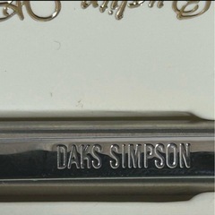 未使用　Dask Simpson シルバーボールペン スリム　ノベルティの画像