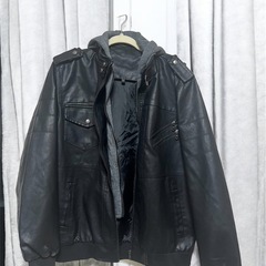 【ほぼ新品】秋🍂に向けて‼️フード付きジャケット🧥の画像