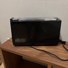 ツインバード　ポップアップトースター黒の画像
